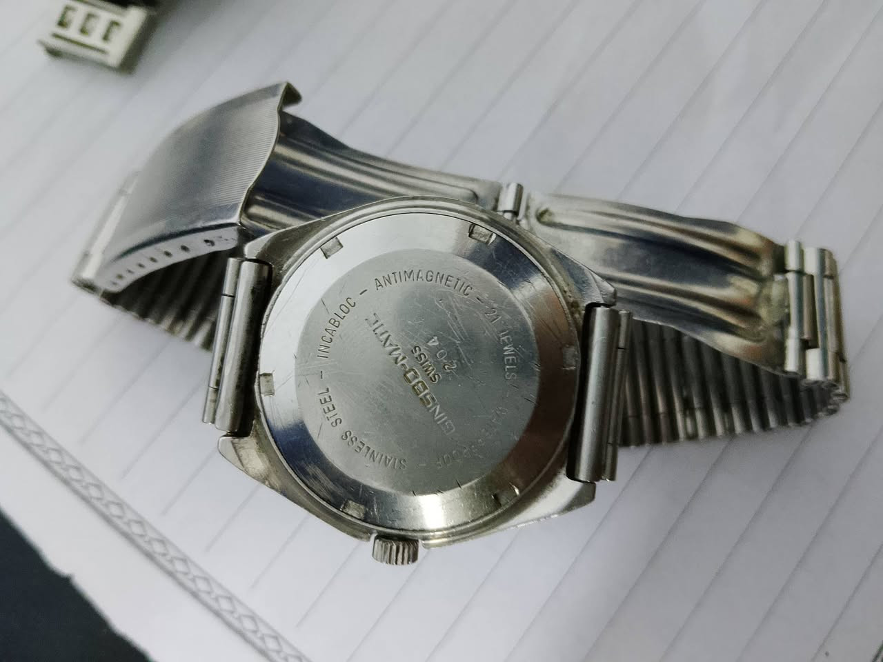 ساعه جنسبو سويسري أوتوماتيك ، ساعة شغلة ممتازة مضبوطة ، الدكمة اصلية ، القياش اصلي ، المكينه سويسري معلمة شغل مضبوط ،
الساعه الثانية ، ساعه اولما سويسري أوتوماتيك ، المكينه سويسري أصلي معلمه ، والقياش اصلي ، شهري شغل ،الدكمه اصلية 
السعر  الاثنين 125 الف 
توصيل لجميع أنحاء العراق 
التواصل *********** بي واتستاب
