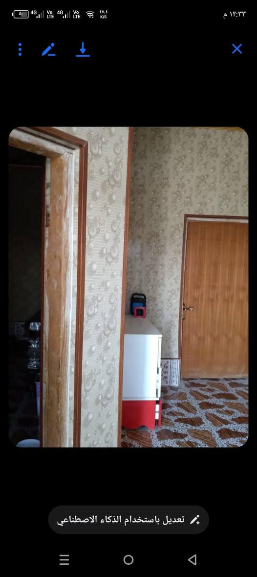 السلام عليكم
بيت للبيع الارض زراعي مساحه دونم 2غرف نوم ربعه 8ب5 هول 6ب4 مطبخ حار وبارد ومخزن داخل ومخزن خارج صحيات داخل وصحيات خارج موزع وصطي 7ب5 صطح شتايكر خطين مي خط مولد بير ماء شغال بيت مرتب سقوف جدار سيراميك كل البيت  عرب حسين الجريش .السعر ٨٥.


**إذا كنت صاحب هذا الإعلان وتريد حذفه لأي سبب، رجاءا أرسل رسالة إلى الدعم الفني**