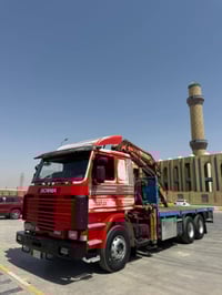 كرين للبيع سكانيه 113 سرائيلي كرين 13طن 4سلايت هدوليك سياره جاهزه للعم...