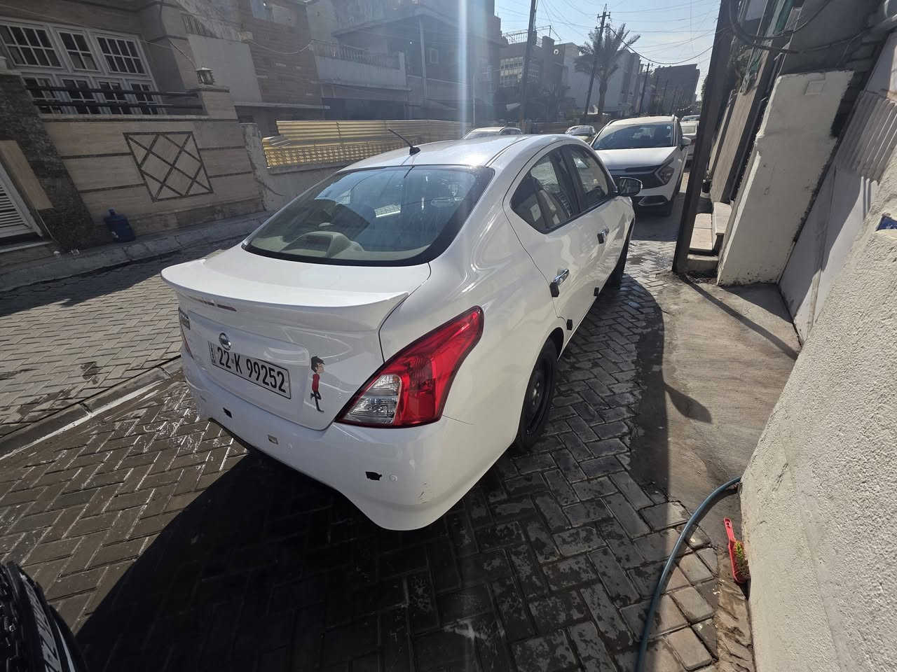 السلام عليكم للبيع نيسان سني 2025 ماشية 16 الف سيارة بيهة قطعتين صبغ مكاني بغداد سعر 117 وبيهة مجال ***********
