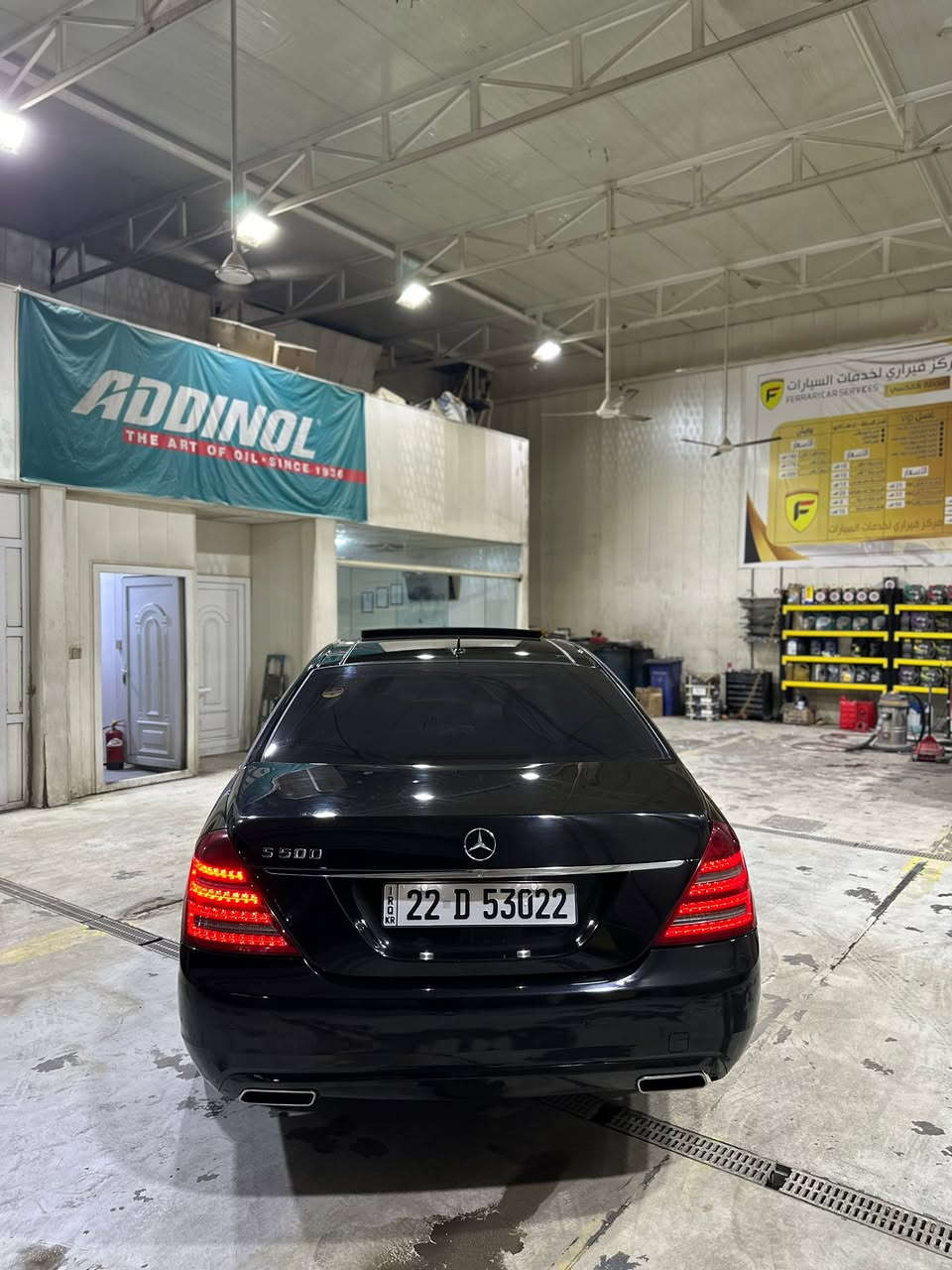 سلام عليكم
S500 2011

للبيع

محرك V8 bi turbo 

باب طويل لارج 

وارد الماني بصمتين 

بيها ٣ قطع صبغ اثر جراد بدون ضرر السيارة

فول مواصفات

٤ كشنات كهرباء

٤ كشنات خزن

٤ كشنات مساج

ناظور ليلي

شاشات خلفية

٥ پردات كهرباء

پانوراما 

صندوق كهرباء 

ويل 20 AMG

مكان السيارة بغداد الكرخ

للاستفسار 

***********

