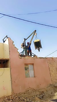 ونج تصعيد • مواد بناء • الديوانيه