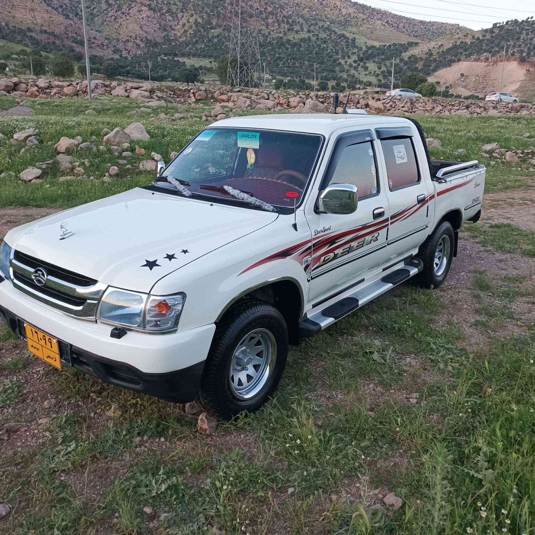 بابەت فرۆشتن
دێر مۆدێل2006نمونەو بیانو بڕ 
سەیارەكە مەنەێسی ئەسڵی لەگەڵە چوار تایەو ویلی لۆكی لەبنە 
چوار جام كارەبا بەنرخێكی گونجاو
*********** واتساب ڤای بەر
