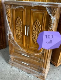 مساعد جكامج خشب ثقيل درجة اولى صبغ حراري جديد غير مستعمل عرض 85 ارتفاع...