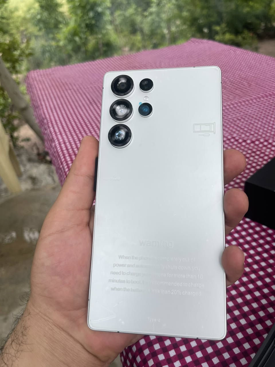 Galaxy S26 Ultra Master Copy
Ram 16 
1 T
ماستەر کۆپیە رام ١٦ یەک تێرایە زاکیرەی بەبێ خاوبوونەوە ماڵی هەندێیە بەس رسم و شتی تێدا هەڵبگریت 
کامل ئەشیا و لەجگەی لینەکراوەتەوە 
مو مستعمل عندە کل شي مع کرتون
‎320 هەزار 
٣٢٠ الف


**إذا كنت صاحب هذا الإعلان وتريد حذفه لأي سبب، رجاءا أرسل رسالة إلى الدعم الفني**