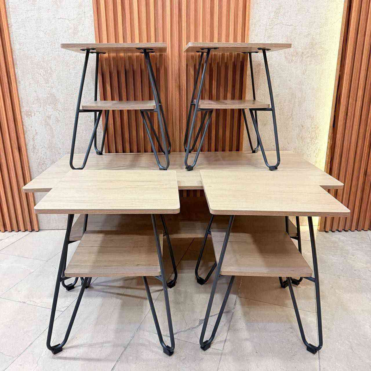 ‎سيت طبله 4+1 سطح خشب Hdf
رجل حديد صبغ حراري 
قياس الطبله الكبيره 
ارتفاع 45 سم 
عرض 60 سم 
طول 120‎ بغداد, العراق


**إذا كنت صاحب هذا الإعلان وتريد حذفه لأي سبب، رجاءا أرسل رسالة إلى الدعم الفني**