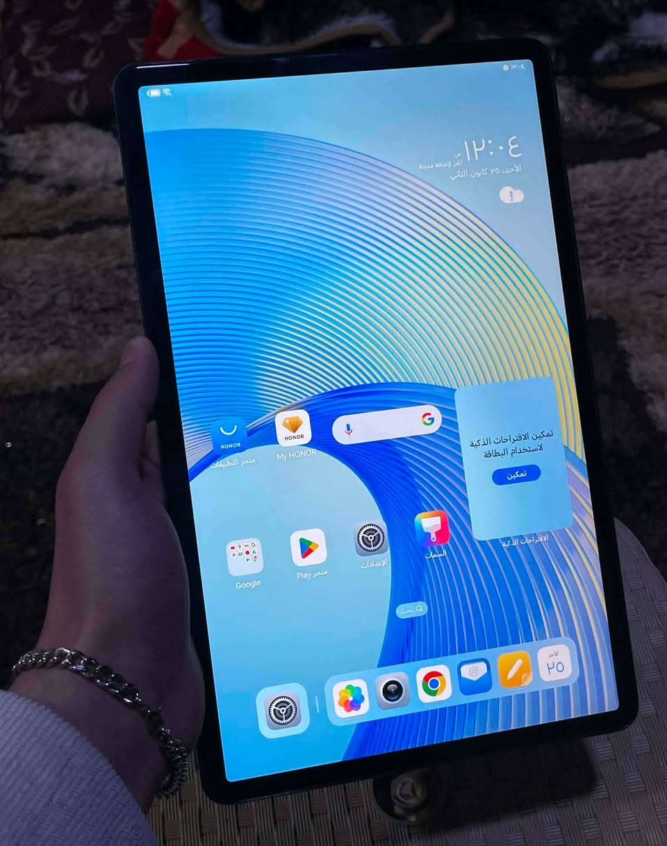 ايباد هونر X9
ذاكرته 128G 
شاشه 120 هرتز 
وبطاريه 7250m انسى الشحن
للبيع او المراوس مع فور مهكر
*********** للتواصل
