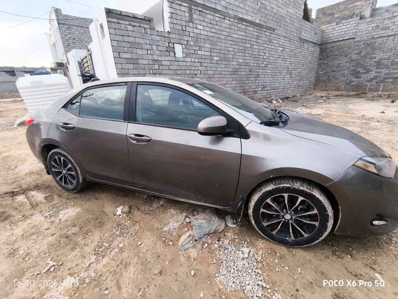 كورلا 2017 رقم اربيل هسه وفحص جدد سنويه بأسمي لل 2028 موجود سونارها وياها السياره كير محرك بشرط متصرف عليها تبريد تدفئة كلشي بيها شغال رادار حجر بيئة بشرط سعرها 115 وبيها مجال بسيط ***********
