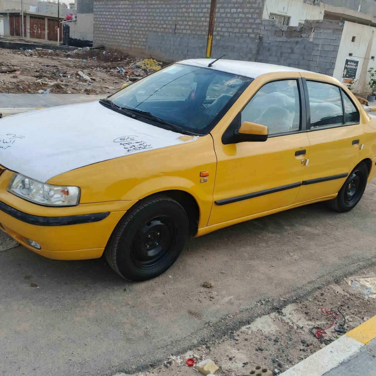 سمند لبيع موديل ١٠ سياره جاهزه من كلشي رقم بغداد ومصفره هيه وغرامات سعره 32 وبيه مجال قليل رقم صاحب سياره ***********

