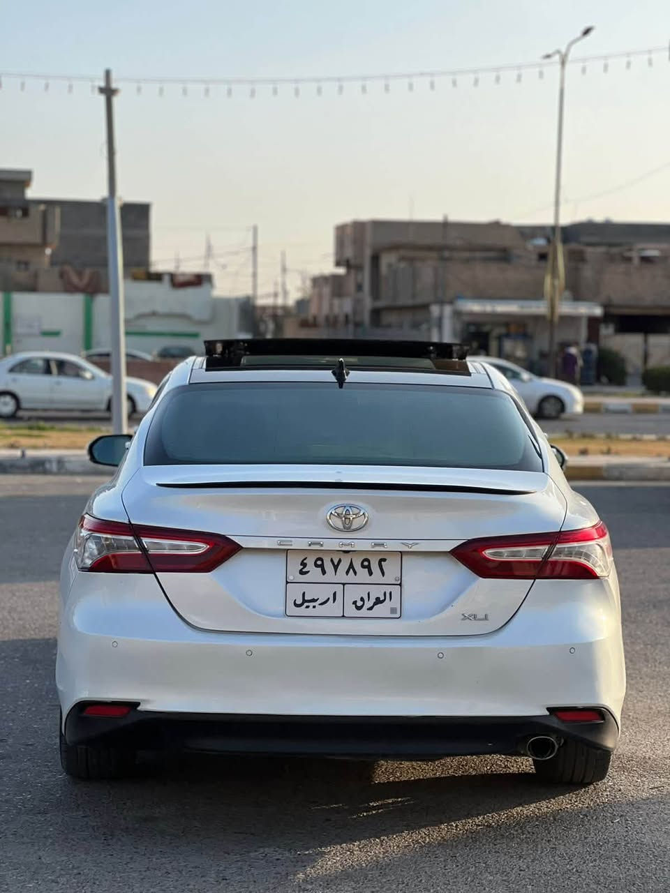 TOYOTA CAMRY 2018 XLI 1/1
استيراد خاص 

رقم اربيل شرط التحويل والغرامة

بوضع الشركة حتى الكتلوكات موجودة دواسات الشركة

كفاله عامة فقط بارد بالصندوق

ماشية 56 مايل فقط 

گير محرك كفاله

تخم تاير جديد

باتري جديد 

صدر امامي خلفي نظيف 

لون ابيض لؤلؤي 

دخول ذكي عند الاقتراب 

بصمه تشغيل وبصمه دخول

سقف بانروما 

شاشه داتشو 

كامرات محيطية  360 درجة

كامرة امامية 

اشارة اقتراب بالمري الجانبية 

حساسات امامية خلفية 

مانع تصادم 

توقف ذاتي امامي خلفي 

رادار تحديد مسار 

كروز مثبت سرعه 

عداد سرعه ديجيتال 

كشانة امامية تدفئة 

تحكم كهرباء 

شحن وايرلس

منافذ شحن امامي خلفي 

سستم سماعات GBL 

اوتو هولد

4 جام اوتو 

شاشة تحكم تبريد والتدفئة

صندوق بصمه

هاند بريك بصمه

3 انظمة قايده 

تبريد تدفئة قطعتين 

انارة محيطية 

بك لايت LED

لايت زينون ذكي 

ويل كروم 

مكانها الانبار- الفلوجة

للاستفسار خاص او على الرقم 

***********
