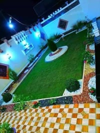 وبركاته مستعدين لي كافة التصاميم الحدائق والديكور وزراعة الثيل والورود...