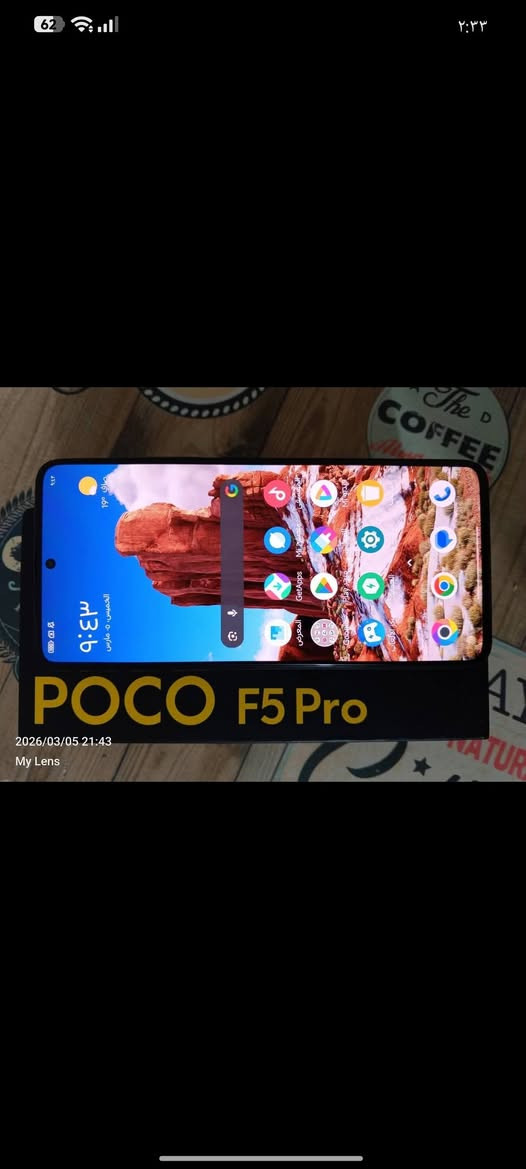 جهاز بوكو F5 PRO ⚡
المواصفات:

المعالج: سناب دراجون 8 الجيل الأول 4 نانو متر بسرعة 3 جيجا هرتز  المعالج قوي 120 فريم في لعبة ببجي☑️ 

الذاكرة: 512 عشوائي 12+12 يعني ذاكرة عملاقة ⚡

البطارية:5160 وشحن بقدرة 67 واط ⚡⚡

الشاشة :نوع أمولد حجم 6.67 انج بتردد 120 هرتز وبدقة 1200×3442 

الكامرة :64 ميجا بكسل والفيديو يصور 4k مع 30 و60 اطار ويصور 8k مع 24 اطار 

الجهاز نضيف جدا نضافة 95 وملحقاته علبة الجهاز (كارتون) مع الشاحن الأصلي شاحن بوكو مع كفرات ثنين +لاسق جديد (لزگه

فقط مراوس مع تكنو ٧ الترا او GT30 PRO  انفنكس بدون فرق للتواصل مازنجر على هذه الصفحه


**إذا كنت صاحب هذا الإعلان وتريد حذفه لأي سبب، رجاءا أرسل رسالة إلى الدعم الفني**