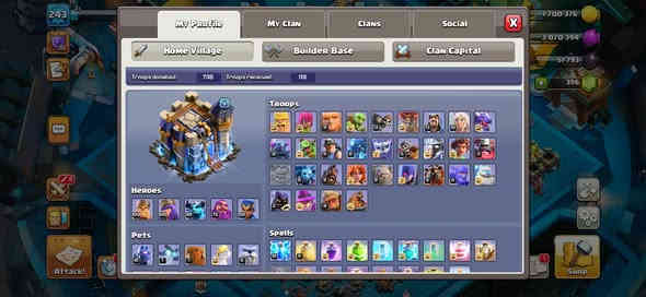 كلاش تاون 18 ماكس 17 للبيع كامل معلومات وجهه لوجهه ومكاني بغداد تواصل ***********
