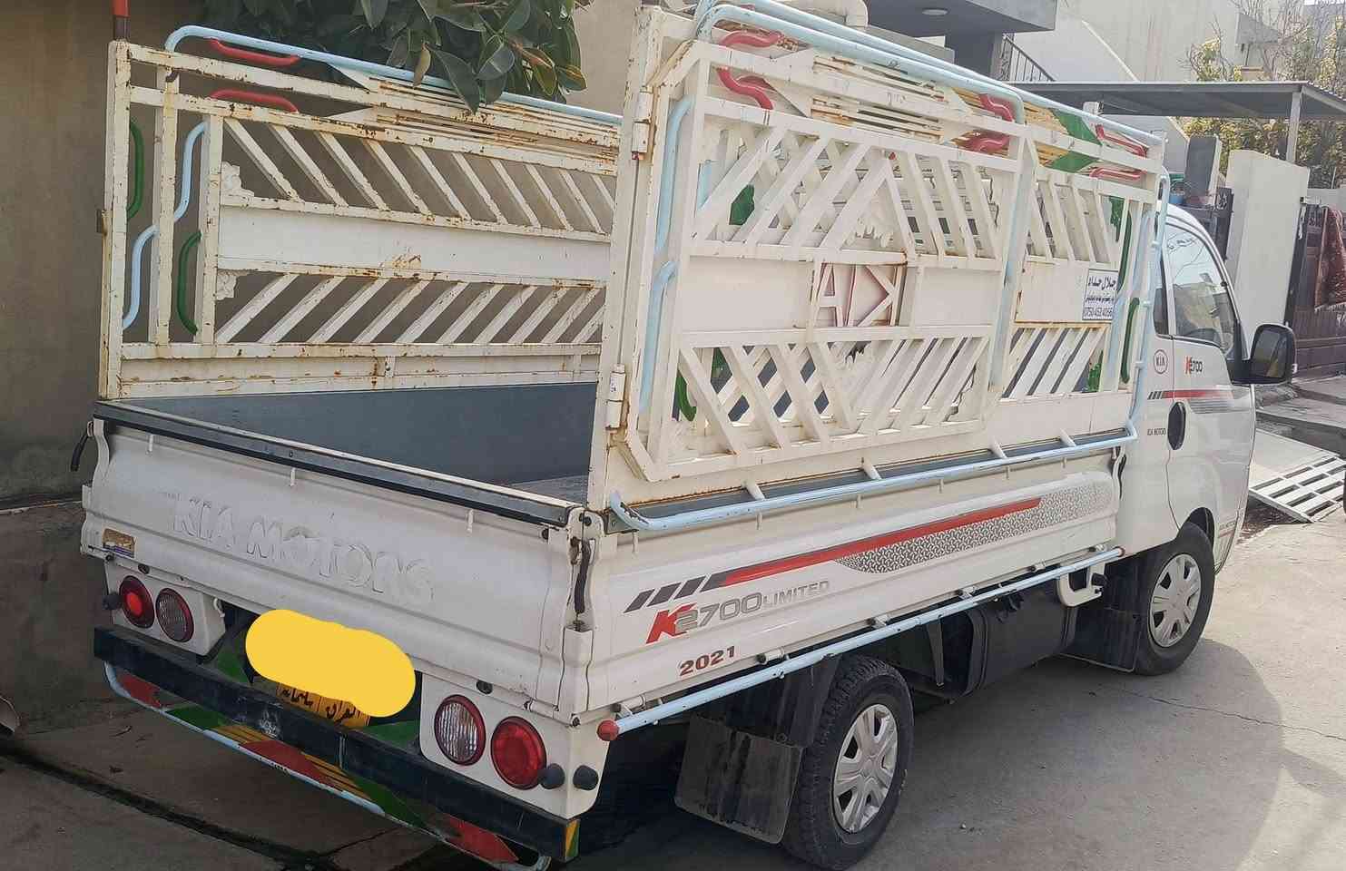 كيا حمل للبيع موديل2021 سياره مكفوله كير محرك بدون صبغ بدون بارد سنويه باسمي مامنتهيه ماشيه 65 الف سياره نظيفه لدرجه رقم سليمانيه مكان كركوك ***********
