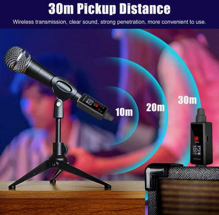 " نظام #ميكروفون_لاسلكي XLR،"
#بسعر_25_الف_فقط.

* يغطي مساحة 90 قدم.

* زمن استجابة قليل جدا اقل من 3 مللي ثانية.

* يتضمن جهاز إرسال واستقبال ومحولات. 

* يحول الميكروفونات السلكية إلى لاسلكية.

* يعمل في نطاق تردد واسع (20 هرتز - 20 كيلو هرتز).

* مدى ديناميكي 110 ديسيبل.

* يعمل لمدة 8-10 ساعات تقريبًا بشحنة واحدة.

* يستخدم لنقل الصوت في المسارح والمنزل والبث وغيرها. بغداد, العراق


**إذا كنت صاحب هذا الإعلان وتريد حذفه لأي سبب، رجاءا أرسل رسالة إلى الدعم الفني**