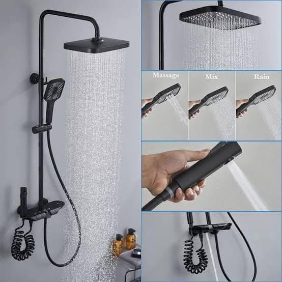 دوش بيانو  بلون اسود انيق
داخل الخلاط مصنوع من الستانلس ستيل وطلاء نانو سيراميك 
ضد التكلسات و الصداء 
يحتوي على 4 مخارج 
متعددة الوضائف 
تدفق ماء عالي وممتاز 
متوفر توصيل 🚚


**إذا كنت صاحب هذا الإعلان وتريد حذفه لأي سبب، رجاءا أرسل رسالة إلى الدعم الفني**