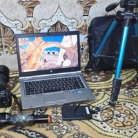 لاب توب اج بي  الذاكرة نص تيرة  وشرط جيس ومنصبة كافة البرامج ايضا كامي...