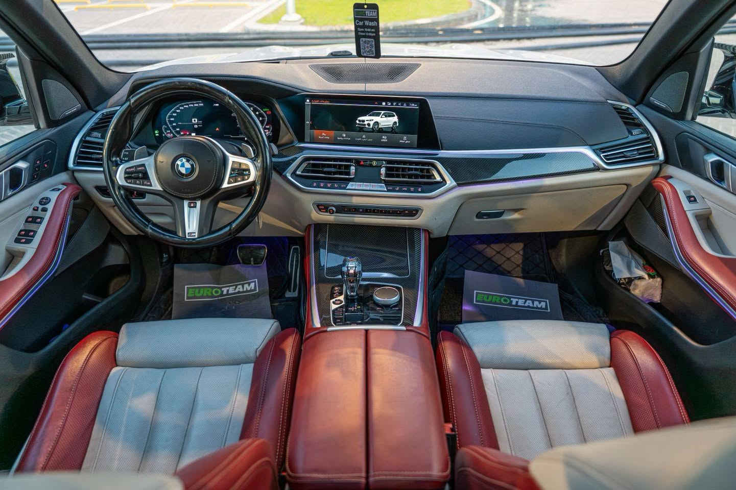 بي   ام دبليو 2022 BMW X5 M50i 
٨ سلندر توين توربو 
ماشية ٧٥٠٠٠ كم 
مغلف PPF بالكامل 
فول مواصفات 
داخل احمر لونين بلادي 
بانوراما 
كاميرات ٣٦٠ 
رادارت 
مقاعد هيتر + تبريد 

🟪 السعر  :: الطلب في التعليقات ويوصلك مباشرة ✍️ 📩

سماعات harmon/kardon 
صندوق كهربائي 
عليها اضافات كاربون فايبر : لحية + دفيوز + دوسات + سپويلر 
قطعة وحده صبغ بدون دواخل بدون ايرباك 

رقم صاحب سيارة
***********
