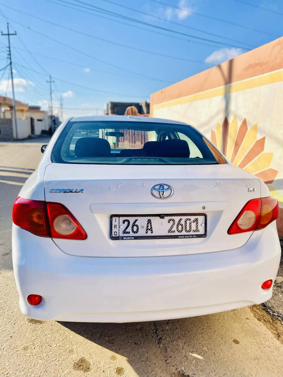 السلام عليكم من رخصة الأدمن 
كورلا موديل 2010 وارد امريكي فول مواصفات 
شاشه كامره خلفيه تدفئه تبريد ويل كب منضومه زنون رقم صلاح الدين انكليزي سنويه باسمنه ل30 بيها قطعتين فقط بونيد وباب السايق تبديل بدون دواخل كير محرك صدر امامي خلفي شرط السعر 120 وبيها مجال حك الجيه / العنوان بيجي للأتصال ***********
