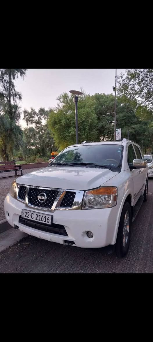 نسيان ارمادا موديل 2011
خليجي شركه سرادار.        *********** بيع فقط 
للبيع فقط رقم مميز  اربيل تحويل مباشر سنويه 31 فحص وهزه كله جديد   كامل المواصفات (الفئة العليا LE) كشنات جلد وتدفئة أيضا وكهرباء حتى الكشنات الخلفية، فتحة في السقف، شاشة أصلية في الدشبول وأخرى في السقف، تحكم ستيرن جهتين، تبريد فول لجميع مناطق السيارة حتى الجنطة، وكونترول التحكم في الدشبول وفي السقف إضافة إلى تحكم خلفي، نظام صوتيات مرتبط بمشغل أقراص متعدد، الأول في الدشبول، والثاني في منطقة التخزين بين المقاعد الأمامية، ومشغل ثالث خاص بالخرائط والبيانات تحت المقعد الأمامي الأيمن. زرع منظومه زنون درجه أولى 

السيارة فور ويل ومحرك 8 سلندر بلادي أصلي    والسيارة نشيطة جدا وترايها 180 كلم وين ما يعجبك.

طبعا حدادية السيارة جيدة جدا، وتايراتها جديدة. وفيها كثير من المواصفات.

باختصار السيارة في وضع ممتاز، وبلادية من دون حادث أو صبغ أو تبديل، كفالة عامة،   

والتحويل مباشر،  ، وبالعافية على من تكون من نصيبه.

مكان السياره بابل.
