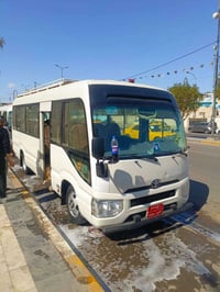 اسلام عليكم كوستر للبيع موديل 2017 السياره كامله منضومه غاز بيها صبغ ب...