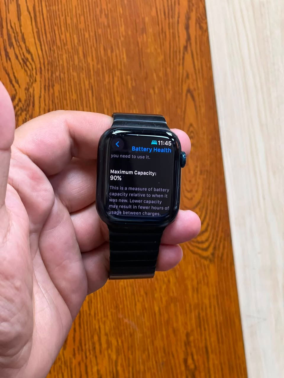Apple Watch 9 Black⌚️45mm
السلام عليكم 

ابل واتش جيل 9 

حجم الساعة 45 mm

بطارية الساعة 90%

نظافة الساعة 97% 

موضحة بالصور مصور كلشي بالتفصيل ودقيق علمود توضح الك بشكل كامل 

سعر خاص او اتصال

موصل حي السكر

*********** اتصال + واتساب

