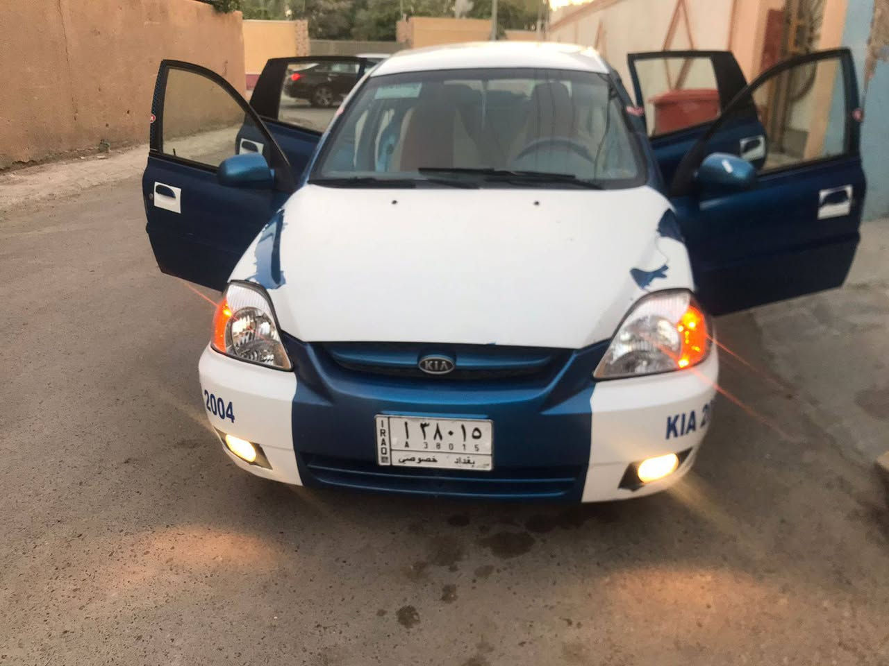 كيه ريو2004 مصبوغه عام سياره جاهزه رقم بغداد سنويه صاقطه عنوان الفلوجه عارضها 50$رقم ‏‪***********‬‏
