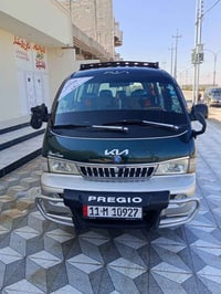 كيا بريجو موديل 1997 رقم بغداد الدولي بأسمي لون زيتوني بلاديه كير محرك...