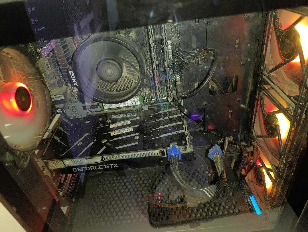 معالج Ryzen 5 4650g pro
بورد b450
كرت شاشة 1660s 6gb
رامات 16 3200
تخزين m.2 512
بور سبلاي 700w
كيس اربع فانات RGB وفيه تحت هم RGB
سعرها ٦٥٠
مكاني بغداد الدوره اكو توصيل لكل مكان


**إذا كنت صاحب هذا الإعلان وتريد حذفه لأي سبب، رجاءا أرسل رسالة إلى الدعم الفني**