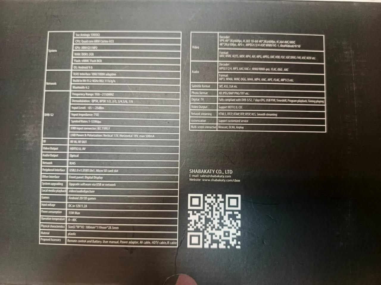 السلام عليكم
C Box
الاصدار الثالث نظام الاندرويد 
اخو الجديد ومن ضمنه ستلايت 
سينمانا الاصلية هي والمنصة ويوتيوب بدون اعلانات 
الجهاز  رسمي من شركة ايرثلينك 
٧٠ الف نهايتة 
بغداد حي الجهاد 
الرقم عل الخاص


**إذا كنت صاحب هذا الإعلان وتريد حذفه لأي سبب، رجاءا أرسل رسالة إلى الدعم الفني**