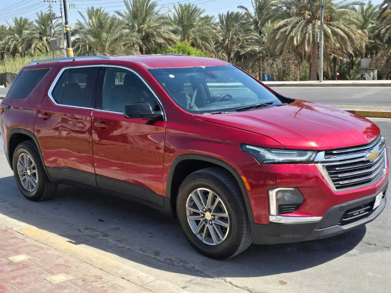 شوفرليت 
السعر (((((152))))
ترافرس موديل 2023
حرة بدون رقم تترقم جميع المحافظات 
صبغ عام السيارة صورها خاص
ماشية 20 الف مكينة 6 سلندر 3600
مكينة گير تبريد حدادية مكفول
دخول جديد السيارة سبع راكب
جاهزة من كلشي كشنات Vip
السعر 152 وبيها مجال للشراي
مكانها كربلاء ***********
