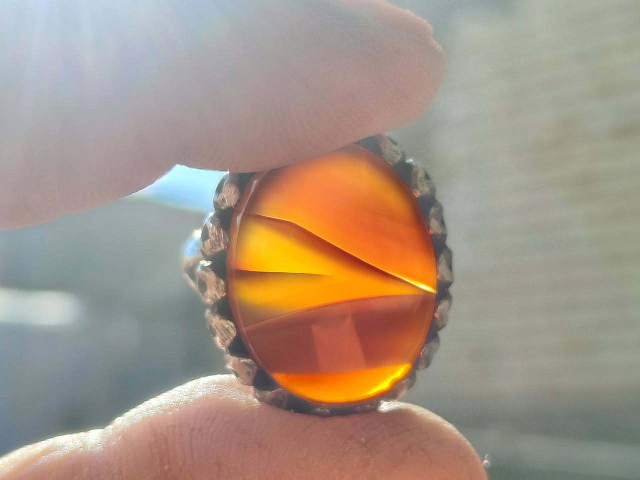 جزع يماني انسي احمر رماني خامه ملكيه نخب اول صياغه تحفه السعر 75 الف للطلب ***********
