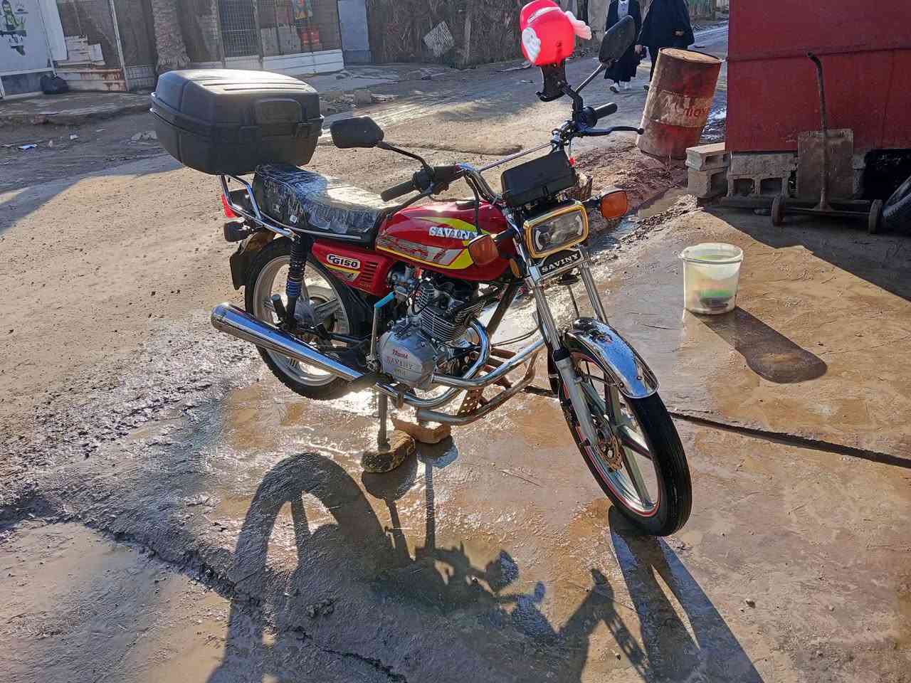 سلامو عليكم  دراجه 2019 نضيفه خير من الله ما ناقصه شي  نكره سلف  لا تبخير لا عطلات  درجه  سعره  550 وبيه مجال مكلف بنشر  رقم صاحبه  (***********)
