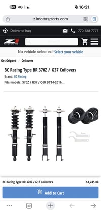 BC Racing • كويلوفرز • مستعمل