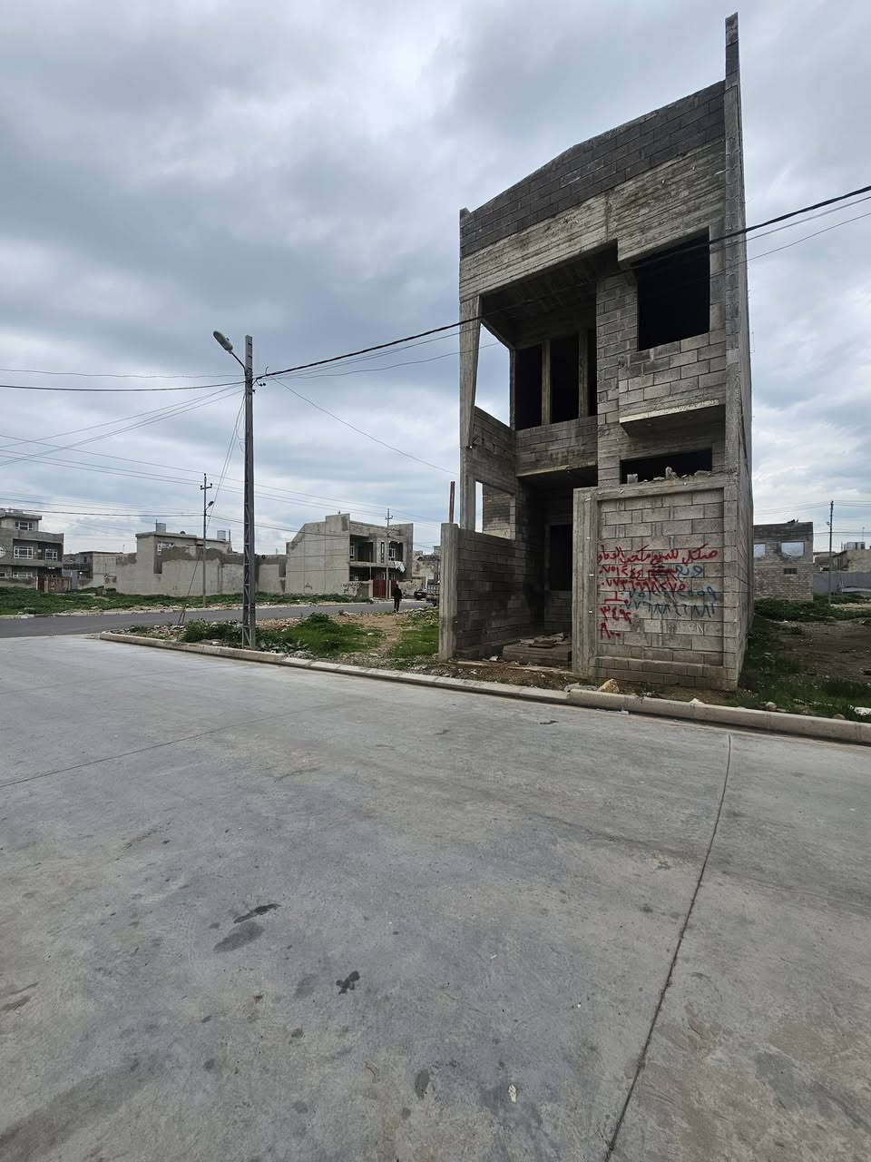 الهيكل للبيع
موصل جانب الأيسر
يارمجه الشرقيه الخامسه
مساحه 100 متر
الهيكل طابق ونص
واجهة 5 النزال 20
رقم الهياكل 1/3492
ثاني ارض عن شارع 20
خدمات كامله
مكتب الدعاء للعقار
موقع المكتب
يارمجه الشرقيه على شارع كركوك
الاتصال الاستفسار على الرقم
***********
***********
