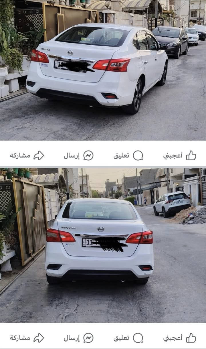 للبيع 

نيسان سنترا 2018 S

رقم بغداد الانكليزي الجديد بسمي السيارة 

انظمة قيادة3 ايكو + نورمل+ اسبورت 

رادار امامي 

اوتو هولد (توقف ذكي )

محرك 1800 خير من الله

گير Cvt كل 50 الف ابدله دهن 

صدرها نص عمر واني مشتريلها دبلات وقواعد جديده موجودات وياها 

تحكمات استيرن 

شاشة كبيرة + كاميرا خلفية 

تدفئة تبريد تبريدها ثلج النيسان معروف 

ضربتها مثل ماموظح بالصور لاتكم ولاشاصي 

ماشية 82 الف ميل 

سعرها 113 وبيها مجال حك الجيه مكاني بغداد

رقم الهاتف ***********بي واتساب
