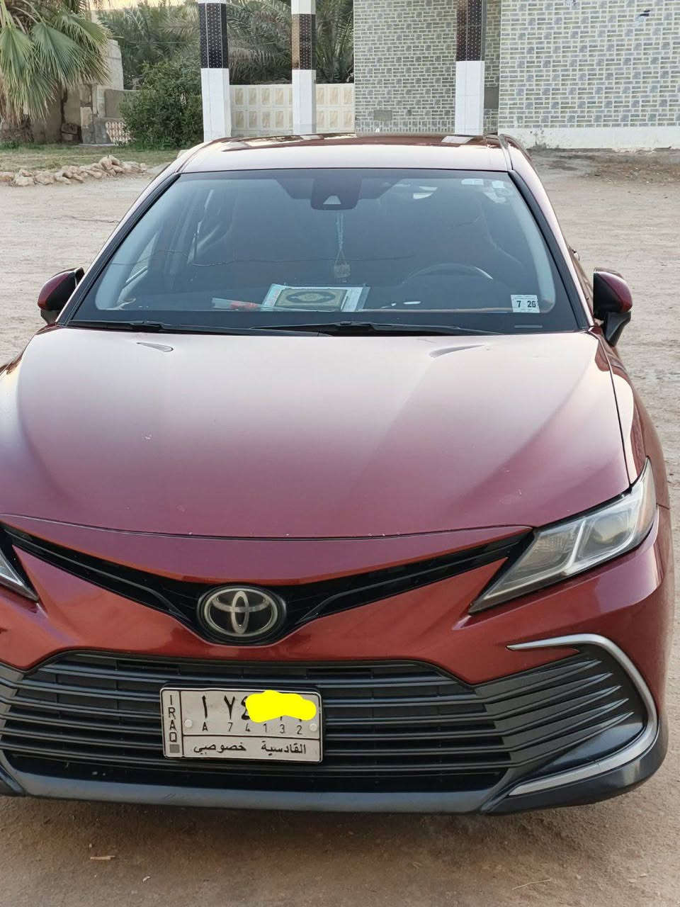 عليكم سياره كامري موديل 2021سيار كلش جديده رقم قادسيه معوقين باقي عليهة شهرين وتنفك حادث جاملغ جهت سائق بدون داخل سعر 175وبيها مجال وارد مريكي ‏‪***********‬‏ سيارت بيت الله شاهد كلش جديده وبيها بل باب الخير طخه بصيطه ع بارد مكان ديوانيه.
