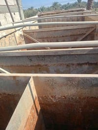 حاويه حديد • احواض ترسيب • سماوه رميثه