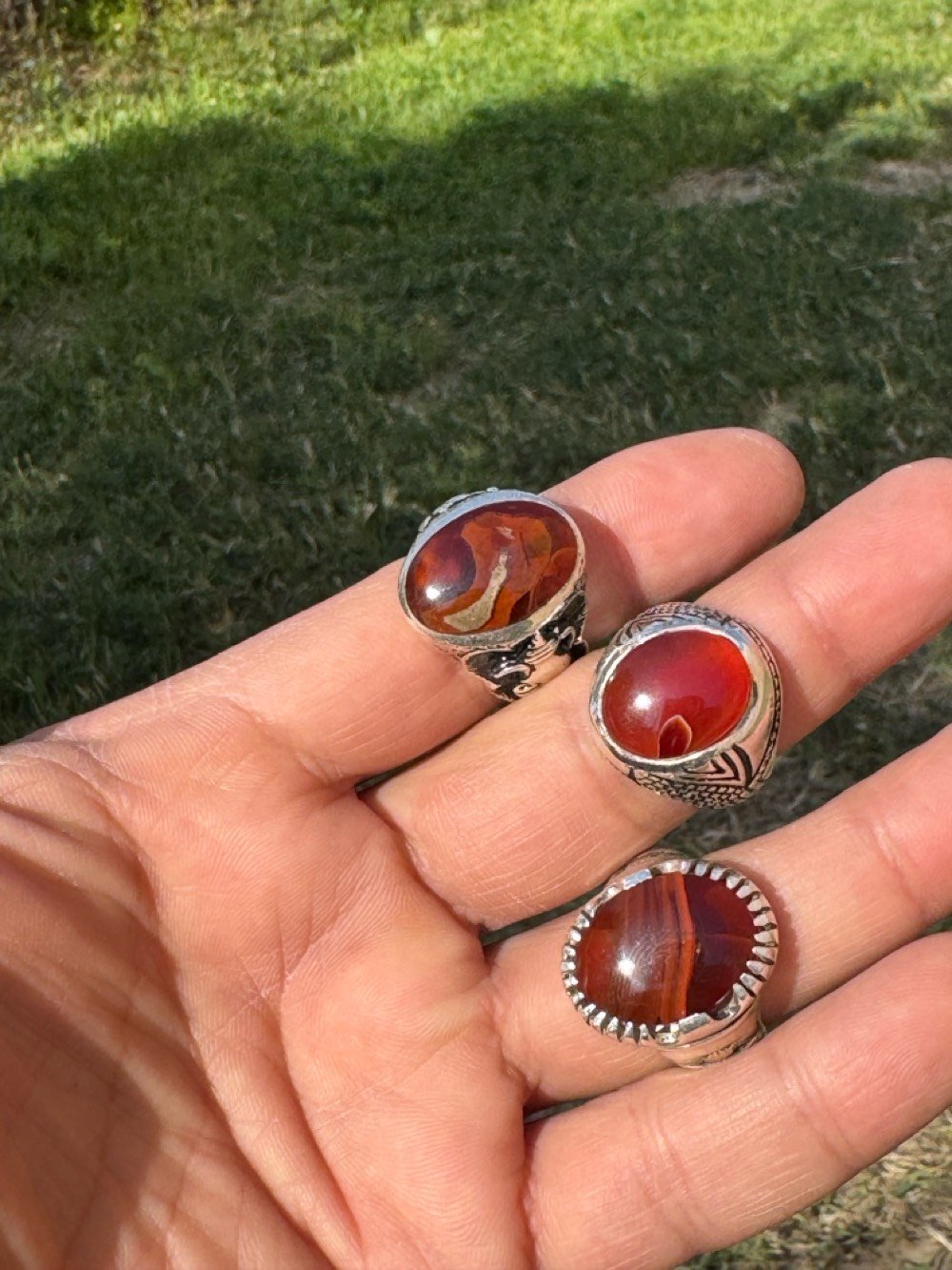  مجموعه خواتم جديده للبيع احجار اصليه وصياغات ثقيله للاستفسار اتصال او واتساب ***********