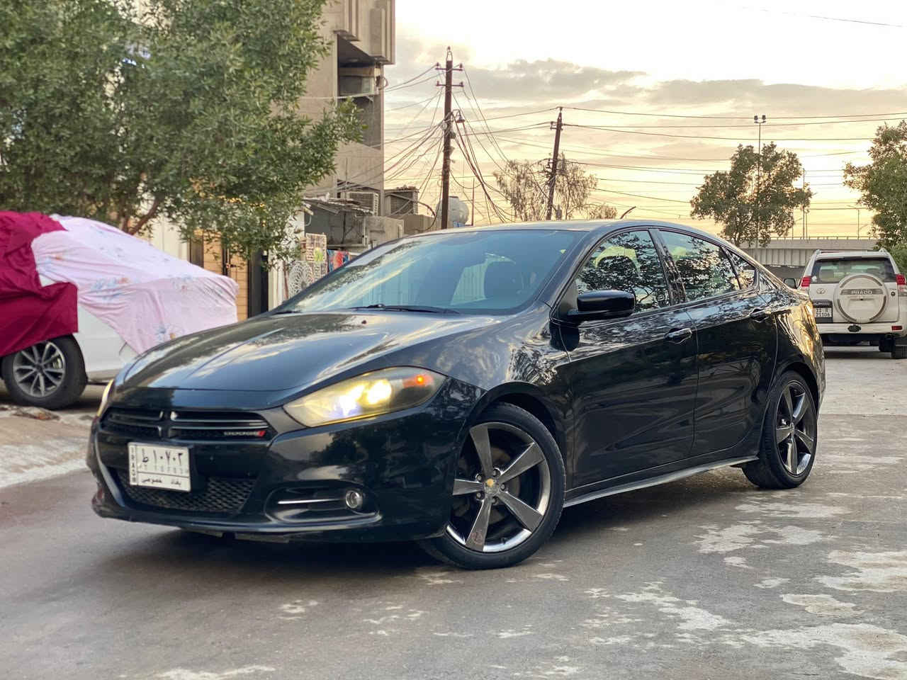 دارت 2016 GT فول مواصفات جاهزة السيارة فقط نقصها تبريد مبدل منظومة جديدة بس طار الغاز ،صدر جديد باتري جديد تخم تاير جديد
 حادثها بنيد فقط بدون دواخل وصورها موجودة، وتصليحها مبدل البنيد نفس اللون ودعامية هم نفس لون ممصبوغة والسيارة باسمي ورقم مشروع وطني بس تحول تشد ارقام جديدة وسنويتها جديدة سعرها 94 ورقه وبيها مجال  للاستفسار 
***********
***********
