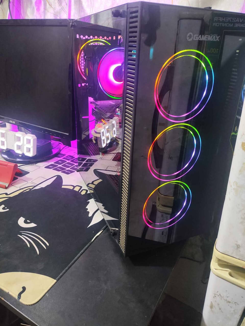 سلام عليكم تجميعه استخادم شخصي نضيه ومرتبه وكامله 
GPU AMD GTX 1070 8GB
CPU AMD R5 4650
B450 Gigabyte
PS 500W 
RAM 16GB 3200 RGB
 CAS 4 FAN  ARGB
تبريد غازي دبل مروحه  ARGB  كلش قوي  
السعر ومتوفر توصيل لكل العراق 
515 الف وبيها مجال بسيط بغداد, العراق


**إذا كنت صاحب هذا الإعلان وتريد حذفه لأي سبب، رجاءا أرسل رسالة إلى الدعم الفني**