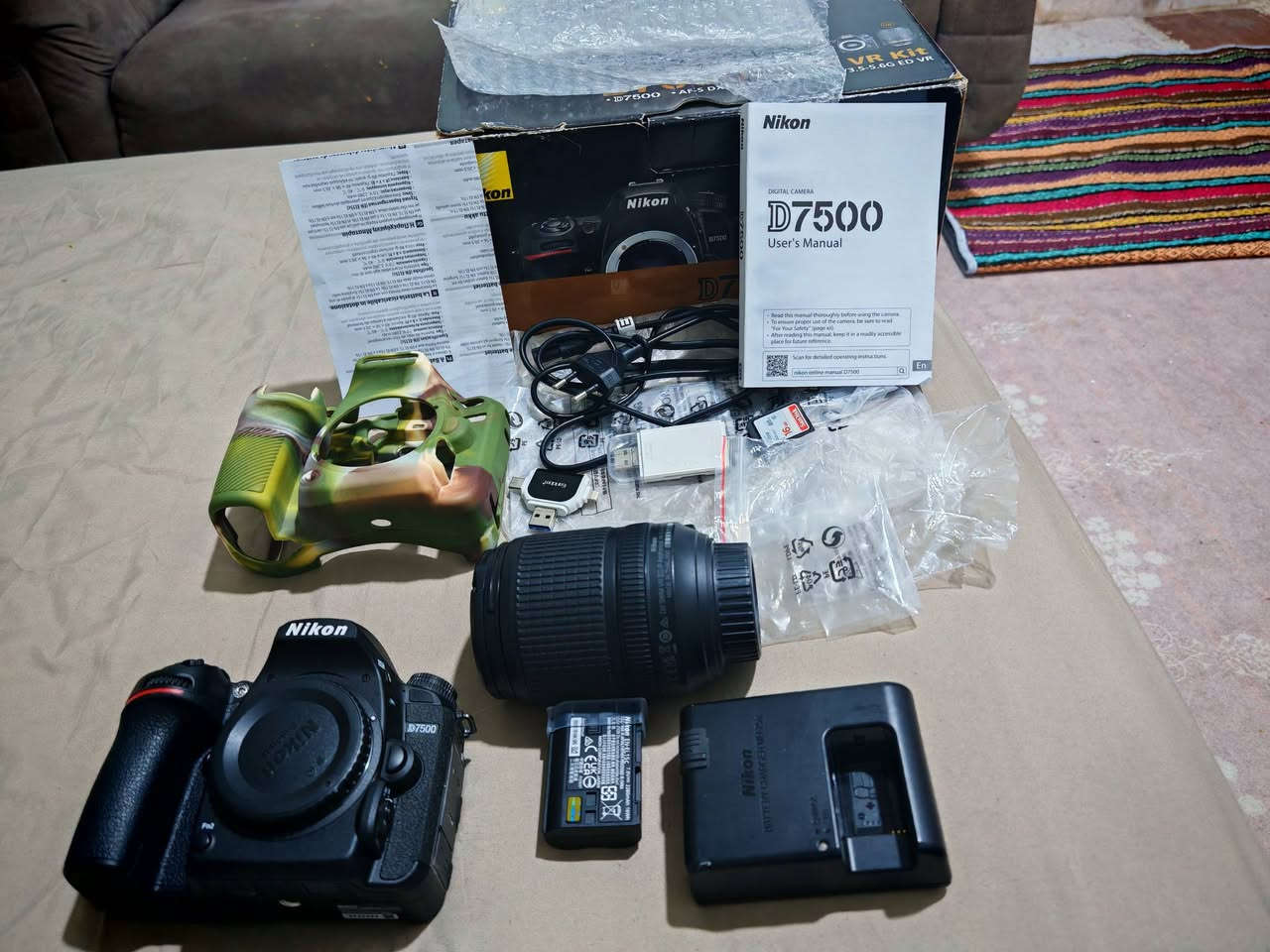 السلام عليكم

للبيع كاميرا احترافية Nikon d7500

كاميرا نظافه 💯 %%
13K Shutter
18-140 VR KIT
كامل الملحقات وغراض وكاميرا نظافه 100% 
مع هدية رام 16 كيكا وقارئين رام وجلاتين
السعر 950 وبيها مجال بسيط
يتوفر توصيل لكافه محافظات


**إذا كنت صاحب هذا الإعلان وتريد حذفه لأي سبب، رجاءا أرسل رسالة إلى الدعم الفني**