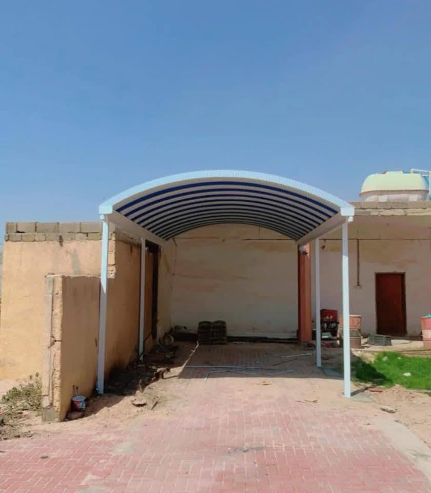 ورشة علي البصراوي الأعمال السقائف والكيسبان والكرفانات البصرة ***********
