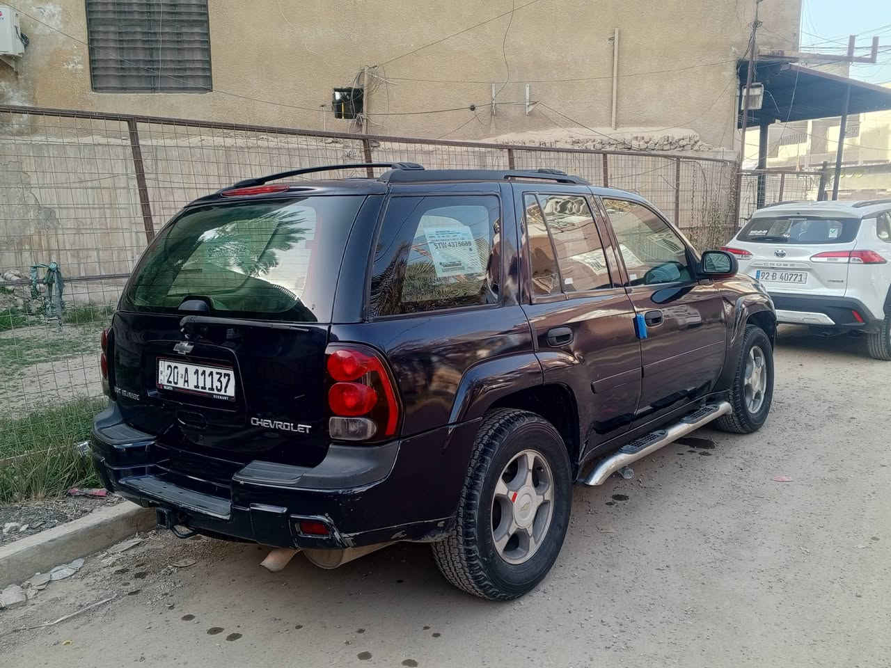 بلايزر موديل 2008 وارد امريكي ضرر جاملغ خلفي لون ازرك. صبغ حزام بدون دواخل سبب الجراد قماره تكم شواصي لغود سليم مكفول
‏ مكينة قبق ابيض ٤٢٠٠ مكفوله 
‏بجم والصندوق شكل تاهو فور ويل
‏مثبت سرعة..تحكم ستيرن جهتين ..تدفئة بالكشنات
‏تبريد قطعتين جيد جدا..كامرة خلفيه
‏شاشه اندرويد كار بلي بلوتوث وايفاي
‏المرايات كهربائية..اشاير مري
‏تخم تاير جديد جبلي ..باتري جديد..الأرضية جلد
‏بلكات نوزلات فيت بم مجاول جويتر كله جديد
‏ كير ومكينة جدد وكهربائيات شغاله 
‏صدرها ٥٠٪ عدى تخم اذاين مكينه جدد
‏رقم ديالى شبه مميز انكليزي هزه جديده باسمي
‏(بغداد علي الصالح مقابيل مرور الطوبجي)
‏السعر 80 بيها مجال بسيط ‪***********‬
‏***********
