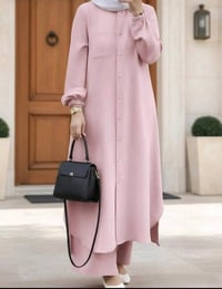 طقم نسائي طويل • مرتب • مقاسات S-XXL