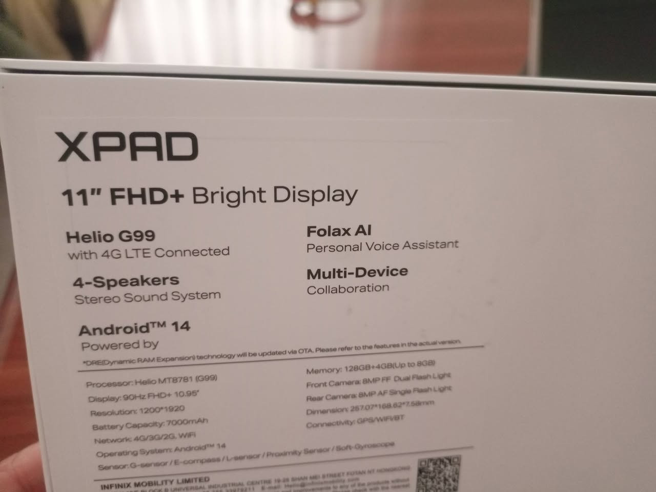 لبيع ايباد انفنكس
مستعمل قليل جدا 
ذاكره 128
معالج هيلوجين 99
4 سماعات
شحن تايب سي
مع كامل ملحقات
موس وكيبورد
يدعم لعب ببجي بالموس والكيبورد


**إذا كنت صاحب هذا الإعلان وتريد حذفه لأي سبب، رجاءا أرسل رسالة إلى الدعم الفني**