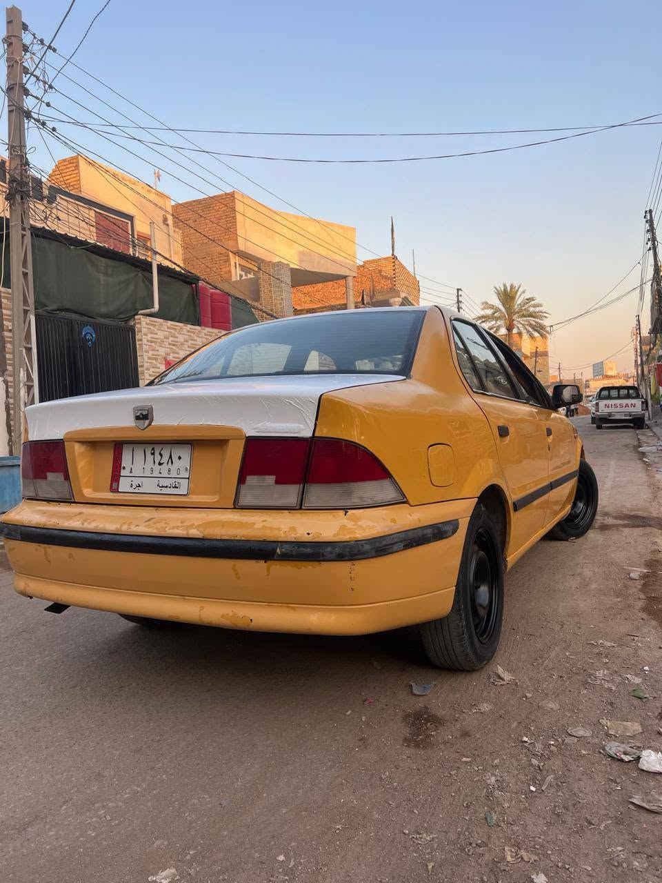 السلام عليكم سمند موديل 10للبيع مكفوله السياره وجاهزه مكينه وكير وحداديه رقم قادسيه بدون راعي السعر 16وبيهه مجال بسيط مكاني نجف *********** النجف, العراق
