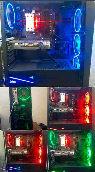 معالج R5 3600 + فان
كرت شاشة GTX 1660 sup
RAM 8.  3200
psu 500w
M.B  B450M
HARD 1TB + 120 SSD
شاشة متحركة حجم24 + 60ht 
بور من شركة ZEUS 1500VA باقي تعليمات البور بالصورة
جميع القطع باكيتاتهن موجودة بالإضافة إلى جميع الكيبلات الشاشة والكيس كلهن موجودات مابيها اي نقص بس أشد وتشغل🌹
عنواني بغداد الطوبجي اكو توصيل لكل المحافظات 
السعر500الف  بيها مجال شوية
*********** واتساب فقط
