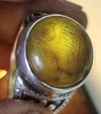 خاتم يماني • قديم • صياغة ثقيلة