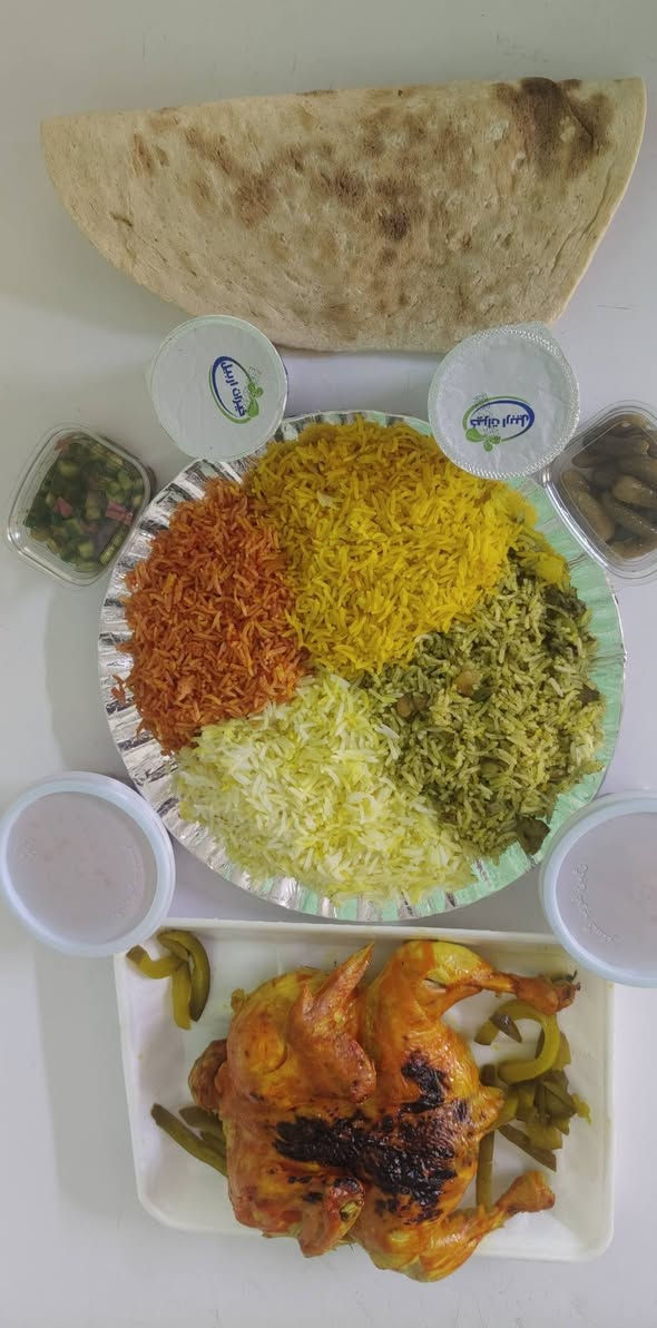 عرض لفتره محدوده تمن 4 نوعيات + دجاجه قلي او شوي + كاستين روبه + كاستين طرشي اومقبلات + كاستين مرك+ كرصه خبز 12000 الف والتوصيل مجاني كل مناطق الشامية ريف اومدينه للحجز ***********

